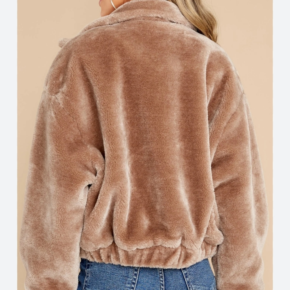 Blanknyc Bicoastal teddy jacket size XS - Picture 2 of 15
